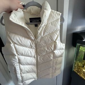 white puffer vest